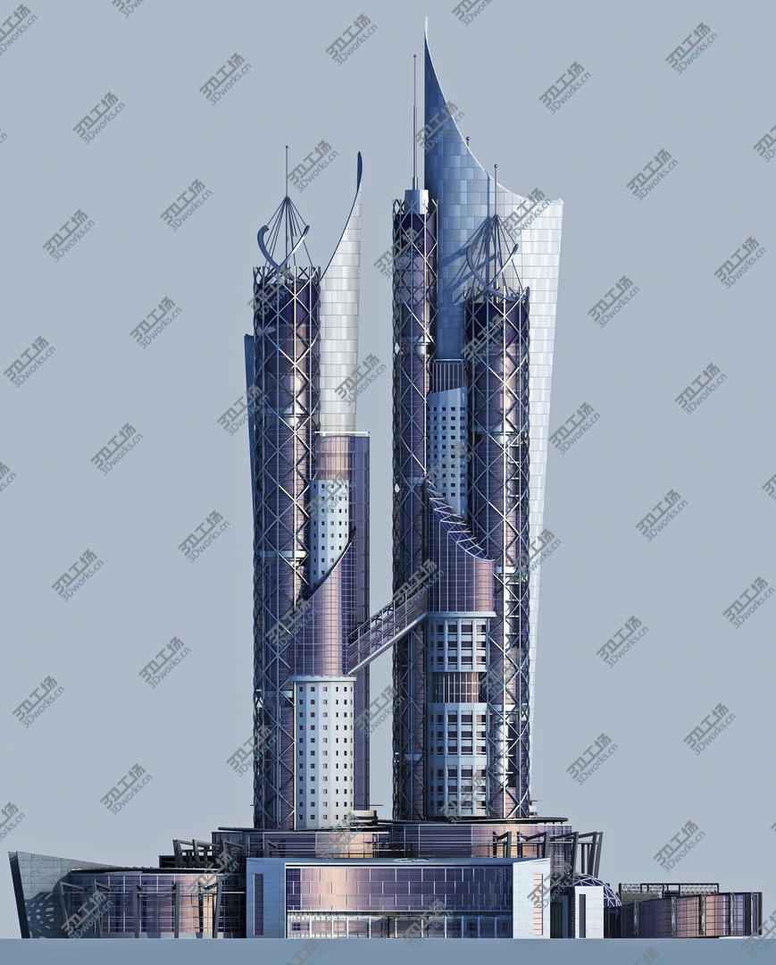 images/goods_img/202104021/3D model Industrial Twin Skyscraper/3.jpg